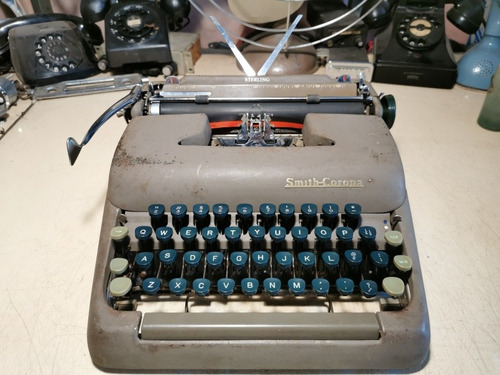 Maquina De Escribir Antigua Smith-corona Sterling Año 1949