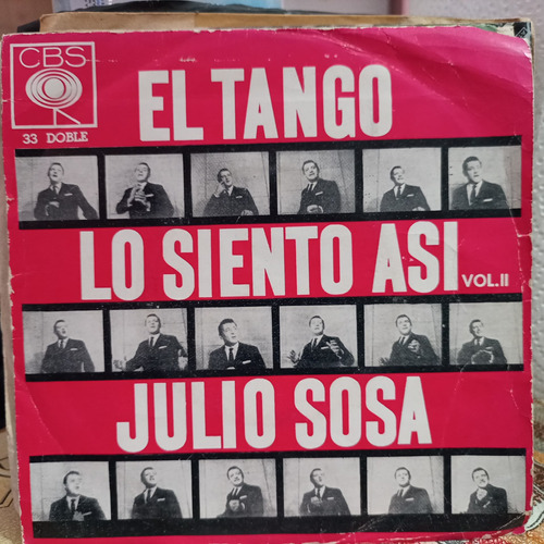 Julio Sosa El Tango Lo Siento Así 2 Con Tapa Ep 8.5pts