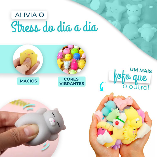 Squishy Mochi Anti Estrés Soft Squeeze Animal Kit (20)