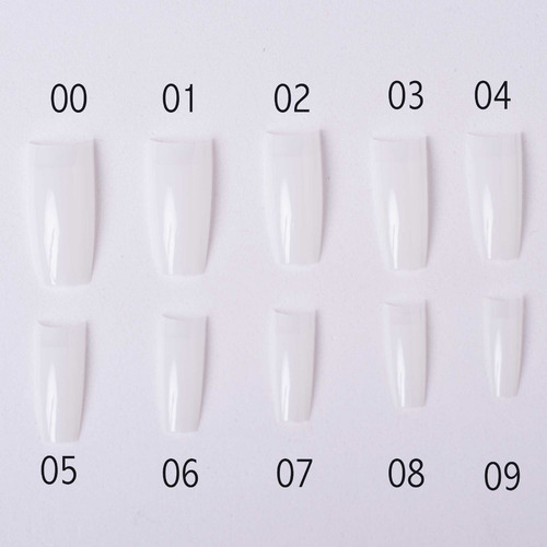 Tips Uñas Bolsa X 500 Unidades Profesional Esculpidas Gel Uv