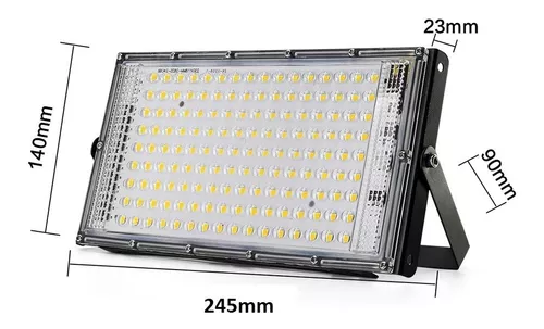 KUKUPPO KUKUPPO-150W Reflector LED de Luz Negra Ultravioleta UV 150W  Interior/Exterior IP66