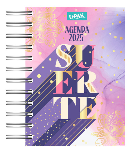 Agenda Básica 2025 Frases De Ensueño V1 Upak Portada Lila Frases De Ensueño