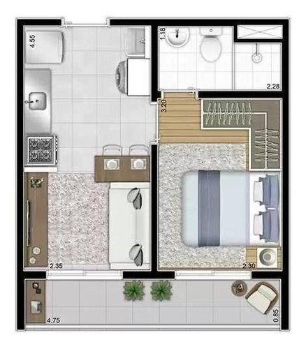 Imagem 13 de 15 de Apartamento Com 01 Dormitório À Venda Na Freguesia Do Ó - Ap2225