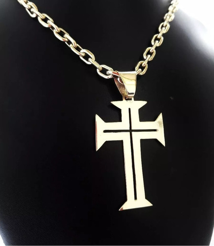 Imagem 5 de 6 de Pingente Cruz Templaria 7 Gramas Ouro 18k 750