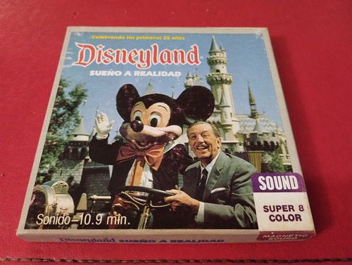 Pelicula Super 8 Documental Disneyland, Sueño A Realidad