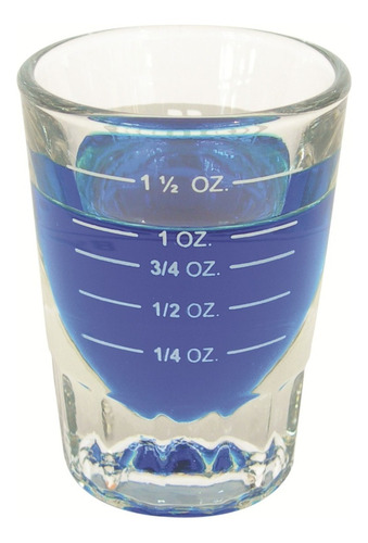 Vaso Medidor Para Licor De 2 Oz. (59 Ml.) Color Agua