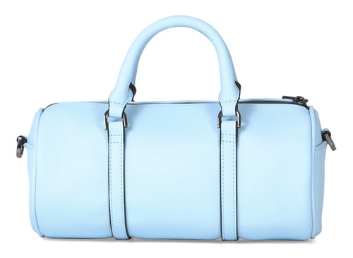 Bolsa Bowling Mujer Cloe Material Reciclado Monedero Removib Color Azul