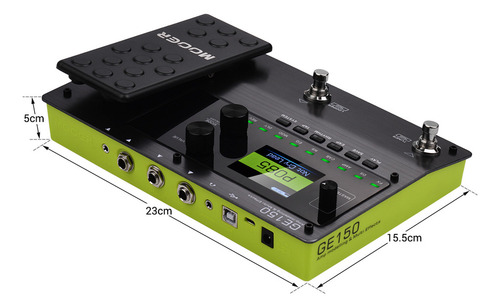 Ts Amplificador Mooer Ge150 Con Pedal Multiefectos Y .