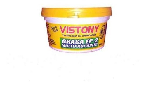 Grasa Multiproposito Litio Ep-2 Amarilla 210gr - Vistony