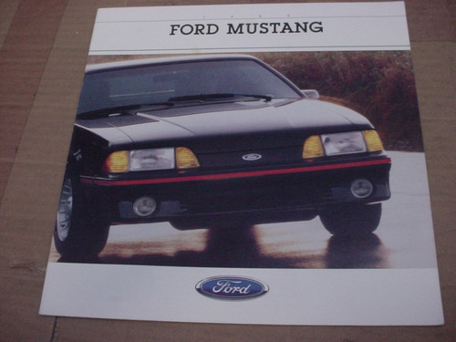 Folder Ford Mustang 88 1988 Gt Hardtop Svo Fastback V8 Cobra