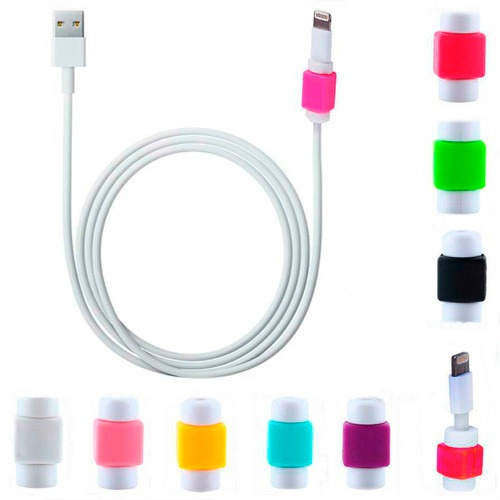 Protector Cable iPhone 5 6s iPad Micro Usb De Colores