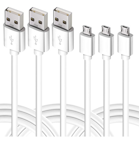 Cable Usb Samsung, Micro Usb De 1 Metro, Color Blanco