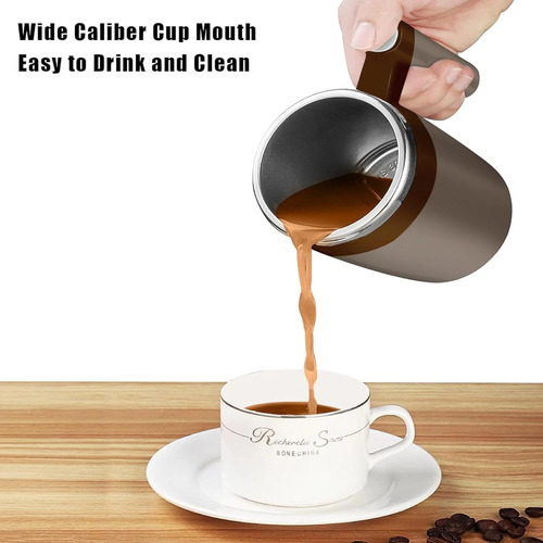 Taza De Agitación Automática Taza De Café De 380ml Con Tapa
