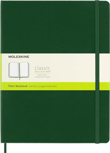 Cuaderno, Extra Grande, Liso, Verde Mirto, Tapa Dura (7...