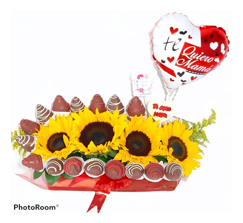 Arreglos Florales  Girasoles Fresas Chocolate Domicil Gratis