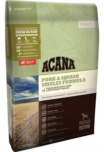 Acana Pork 11kg Con Envio Gratis 