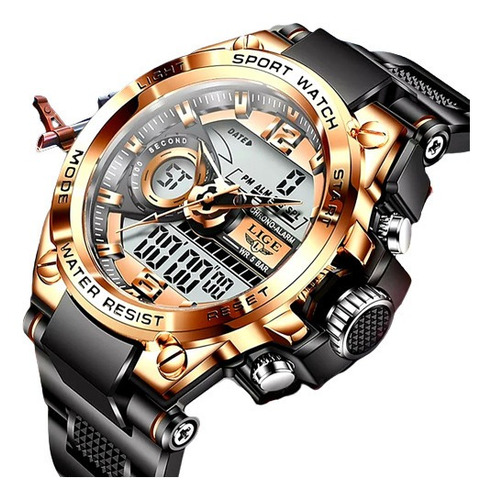 Reloj Lige De Pulsera Deportivo P Hombre Resistente Al Agua