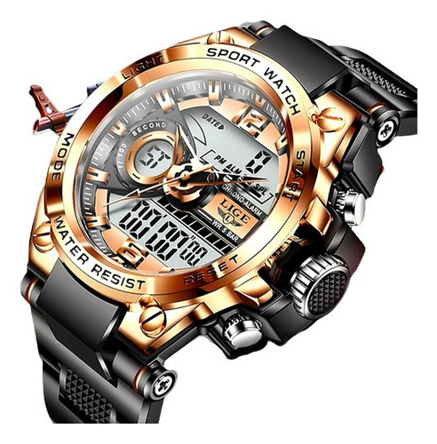 Reloj Lige De Pulsera Deportivo P Hombre Resistente Al Agua 