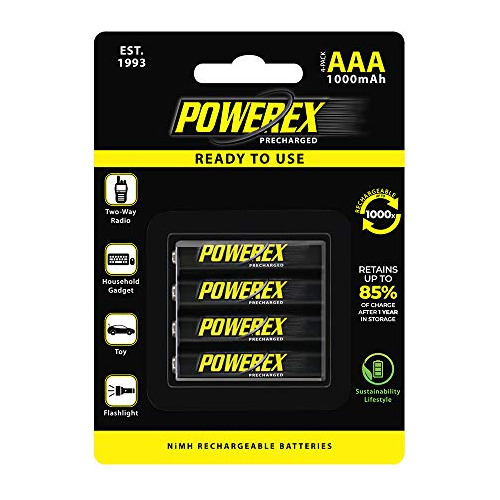 Pilas Recargables Aaa Nimh Precargadas (1.2v, 1000mah, ...