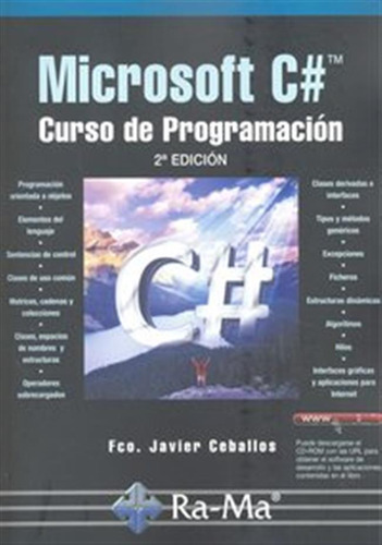 Microsoft C# Curso Programacion 2ªed - Ceballos,fco,javier