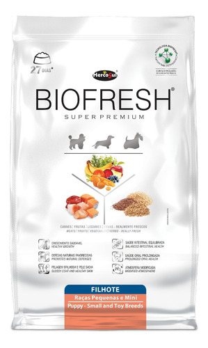 Biofresh Perro Cachorro De Razas Pequeñas Y Mini De 10.1 Kg