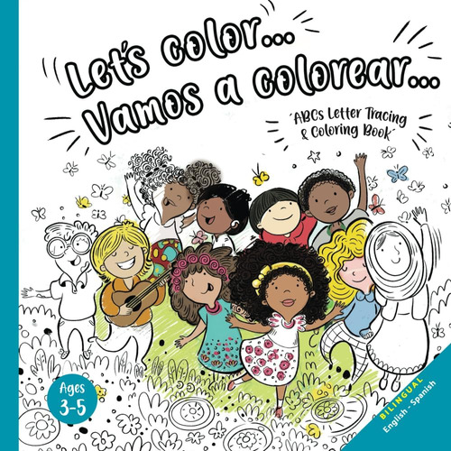 Libro: Libro Para Colorear Y Trazar Letras Abc Para Niños De