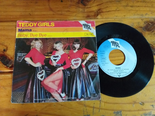 Teddy Girls Mama Vinilo Simple 7' Orig Alemania '80 Euro Pop