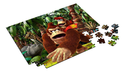 Quebra Cabeça Personalizado Donkey Kong 48 Peças