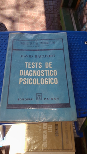 Tests De Diagnóstico Psicológico Rapaport Paidos D11