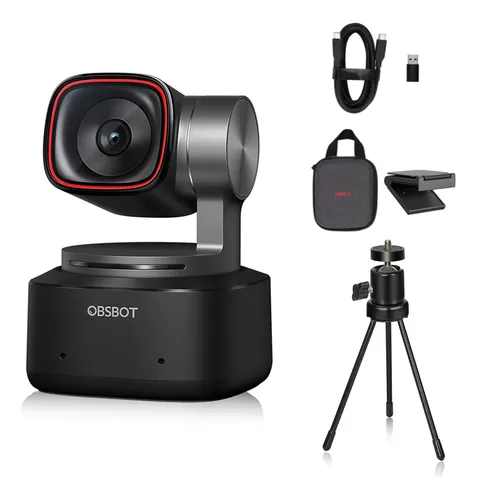 Cámara Web Obsbot Tiny 2 Ptz 4k 1/1.5 Cmos Usb 3.0 Con Tecno
