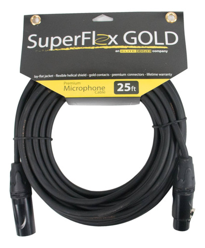 Superflex Gold | Cable De Micrófono Premium | Conectores M.