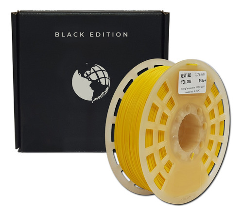 Filamento 3d Gst Pla+ Black Edition Premium 1,75mm X1kg