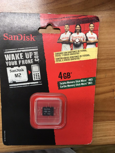 Cartão De Memória M2 Sandisk 4gb