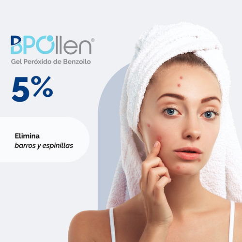 Imagen 8 de 9 de Gel Peróxido De Benzoilo Contra Acné 60 G Bpollen 5%