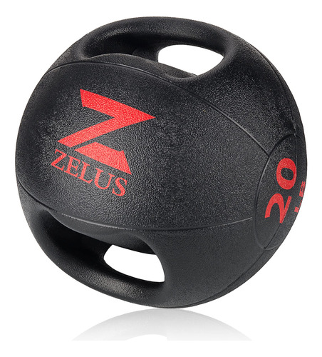 Zelus Pelota Medicinal Con Doble Agarre, Pelota De Ejercici.