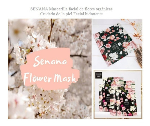 Imagen 5 de 6 de Pack 10pz. Mascarillas Flores Organicas Frescas Hidratantes