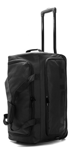 Bolso Con Ruedas 24 Pulgadas Mediano Con Carro Negro Wanderlust 60 Cm