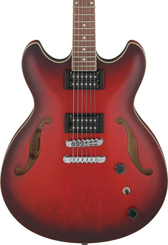 Guitarra Ibanez As53 Srf Semi Acustica Sunburst Red Flat Material Do Diapasão Mahogany