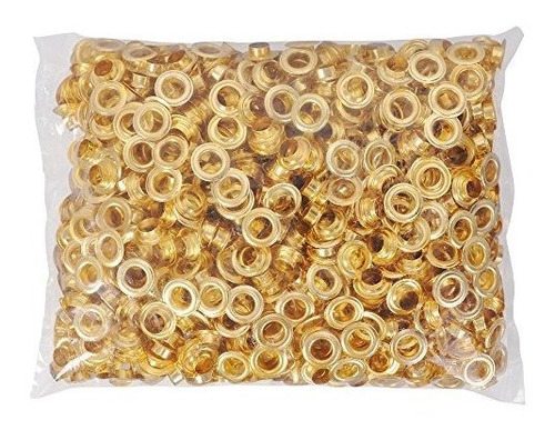 Yescom 1000pcs #2 3-8  Grommet Machine Grommets And Washers 
