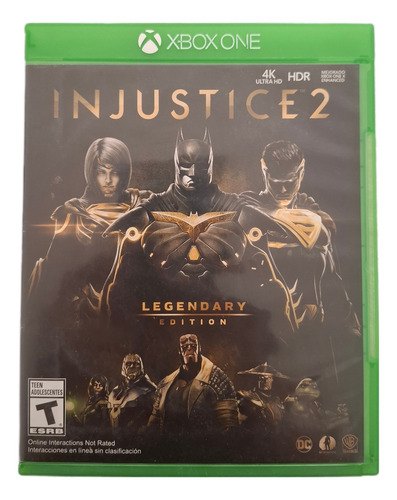 Injustice 2 Legendary Edition / Xboxone / *gmsvgspcs* (Reacondicionado)