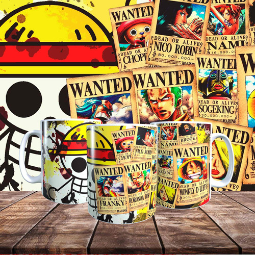 Taza Personalizada Diseño One Piece Serie Anime  T474