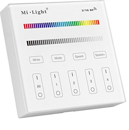 Mi.light B3 Inalámbrica 2.4g Rf 4 Zonas Rgb / Rgbw Montado E