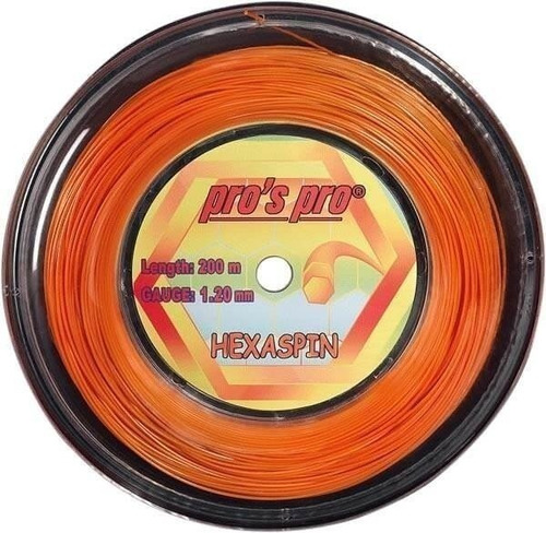 Imagen 1 de 1 de Cuerda Tenis Pros Pro Hexaspin 12m (made In Germany)