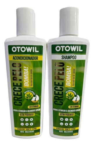 Shampoo + Acondicionador Otowil Crece Pelo Ultra Poderoso 