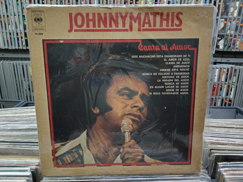 Johnny Mathis - Canta Al Amor Lp Vinilo La Cueva Musical