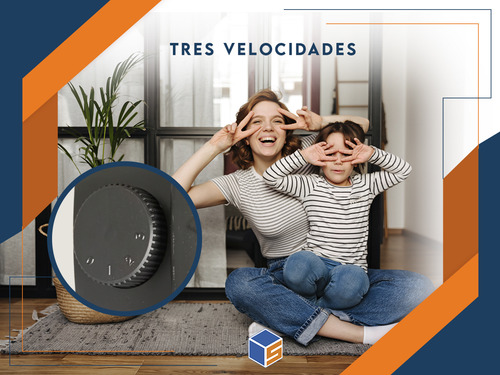 Ventilador De Piso Semi Industrial Turbo Negro Con 5 Palas
