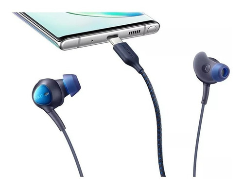 Audífonos In-ear Para Samsung Usb Tipo C By Akg Blue