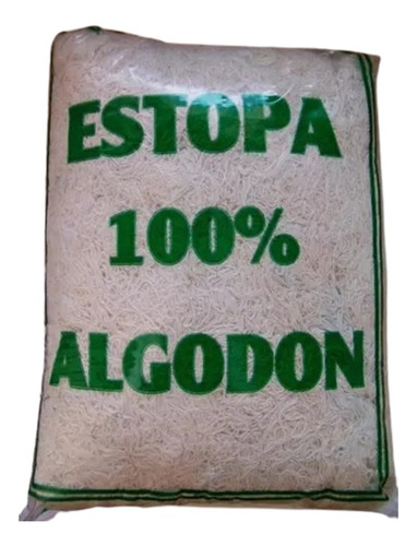 Estopa Algodon 1ra. Calidad Limpieza & Pulidos Bolsa 1kg.