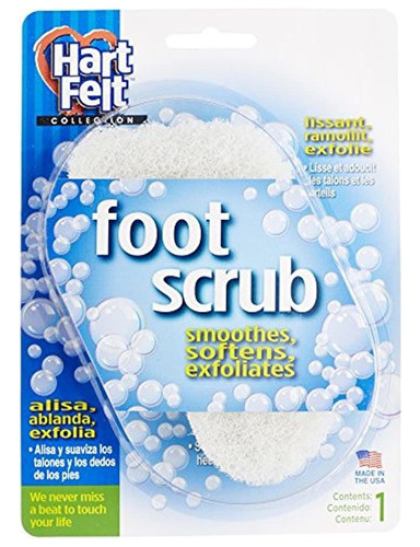 Hartfelt Pedi Pie Scrub Cuidado De La Piel Producto Esponja