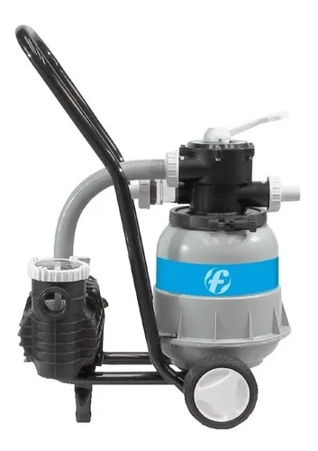 comprar Filtro Portatil Pileta Piscina Fluvial Eft 20 20000 L + Kit